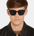 Ermenegildo Zegna - Square-Frame Acetate Polarised Sunglasses - Black