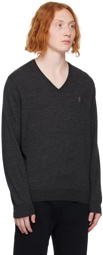 Polo Ralph Lauren Gray V-Neck Sweater