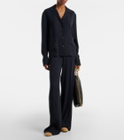 Gucci Horsebit GG suede loafers