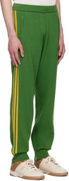 Wales Bonner Green & Yellow adidas Originals Edition Embroidered Logo Sweatpants