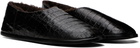 Cordera Brown Crocodile Slippers