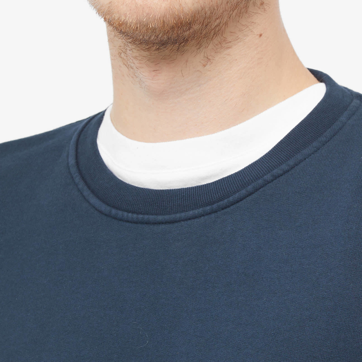 Colorful Standard Men's Classic Organic Crew Sweat in Navy Blue
