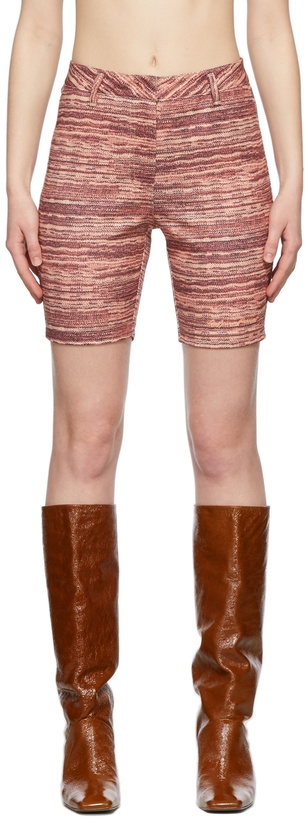 Photo: TheOpen Product Pink Printed Fitted Shorts