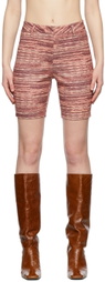 TheOpen Product Pink Printed Fitted Shorts
