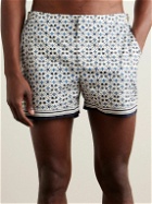 Orlebar Brown - Setter Fiore Straight-Leg Mid-Length Printed Swim Shorts - White