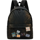 We11done Brown Fur Printed Backpack