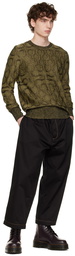 Vivienne Westwood Black & Gold Squiggle Sweater