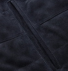 Peter Millar - Quilted Suede Gilet - Blue