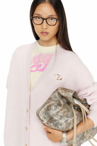 Diesel Cardigan in wool and alpaca blend - Knitwear Womens in Pink