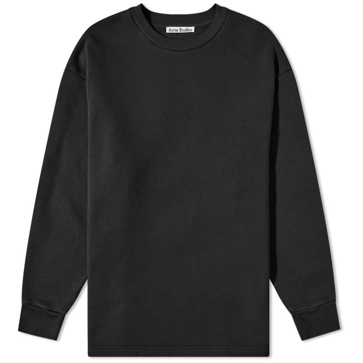 Photo: Acne Studios Fin Circle Logo Crew Sweat