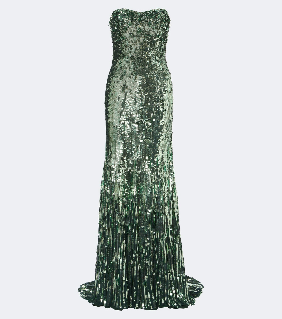 Jenny Packham Kimi sequined strapless gown