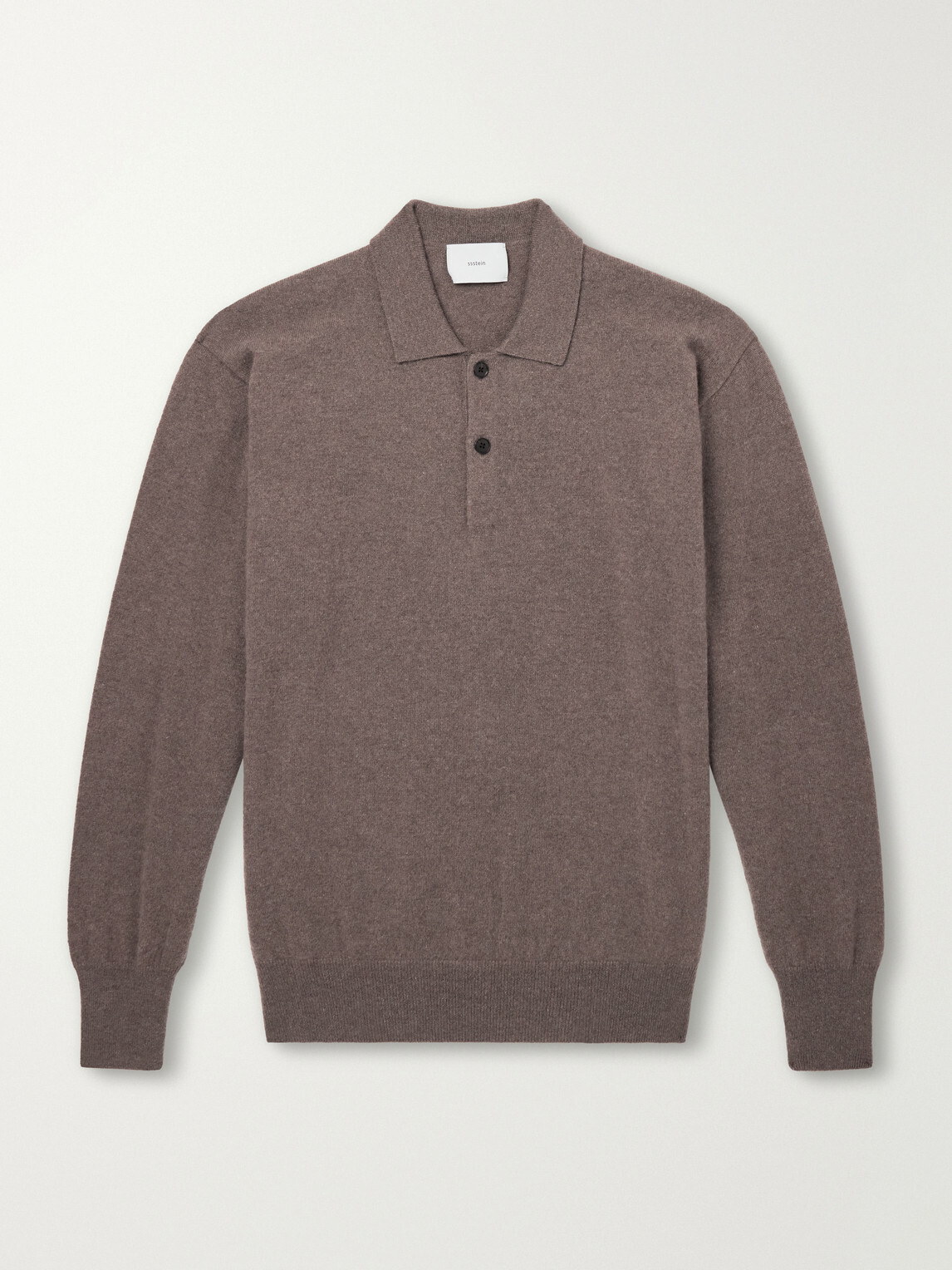 ssstein - Cashmere Polo Sweater - Gray