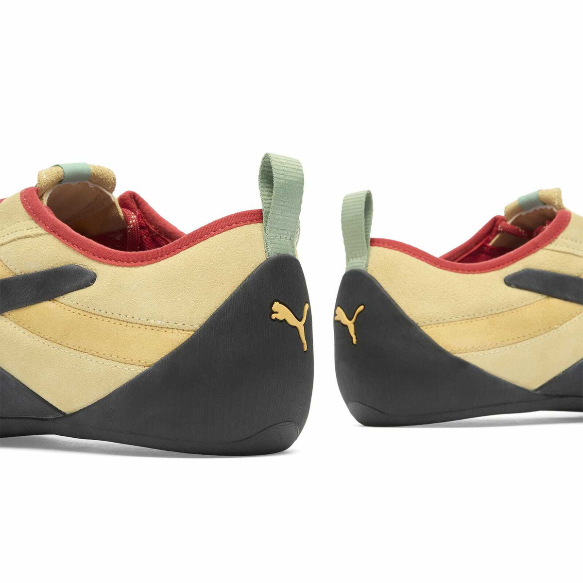 Puma Men's Klim Sneaker in Light Straw/Puma Black