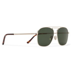Cutler and Gross - Aviator-Style Gold-Tone Sunglasses - Men - Green