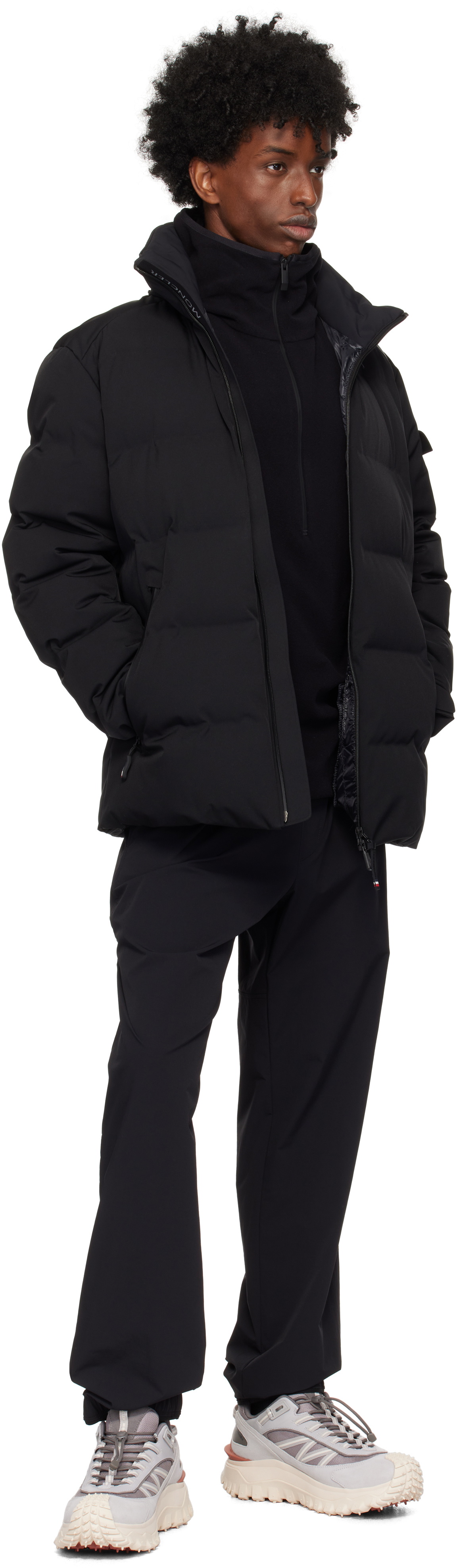 Moncler Grenoble Black Montgetech Short Down Jacket Moncler