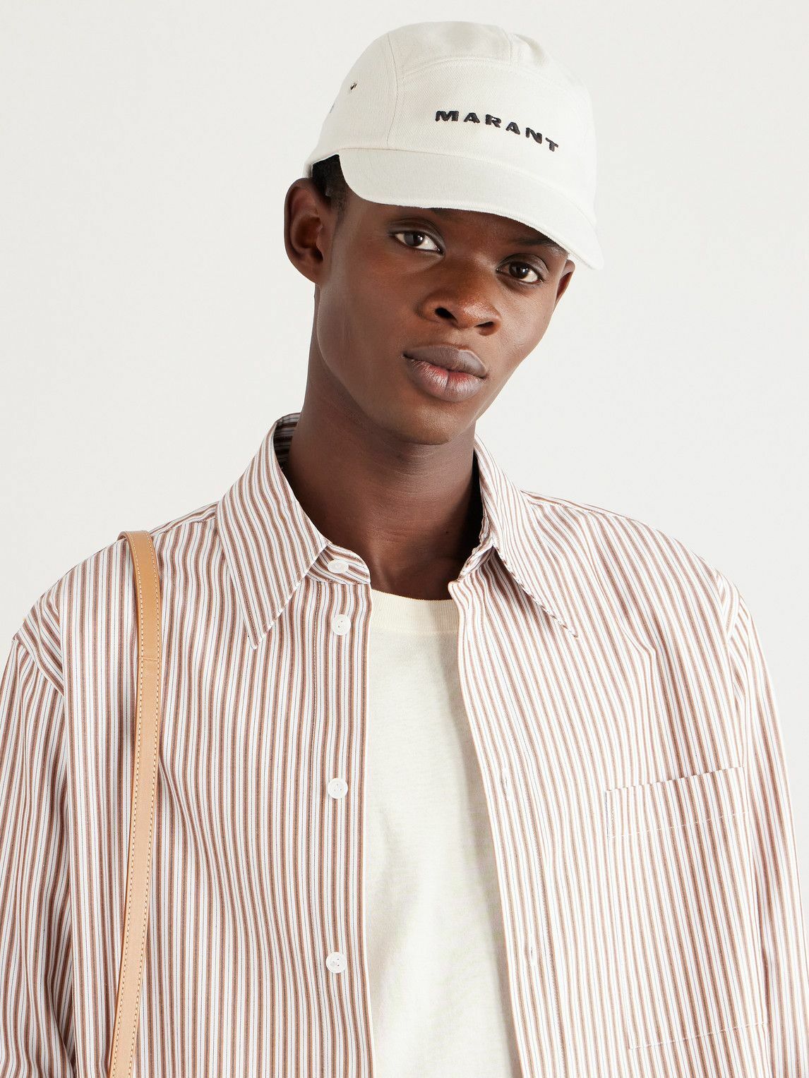 Isabel Marant - Tyron Logo-Embroidered Cotton-Twill Baseball