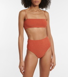 Toteme - Smocked bikini top