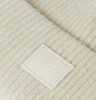 Acne Studios - Kansy Logo-Appliquéd Wool-Blend Beanie - Neutrals