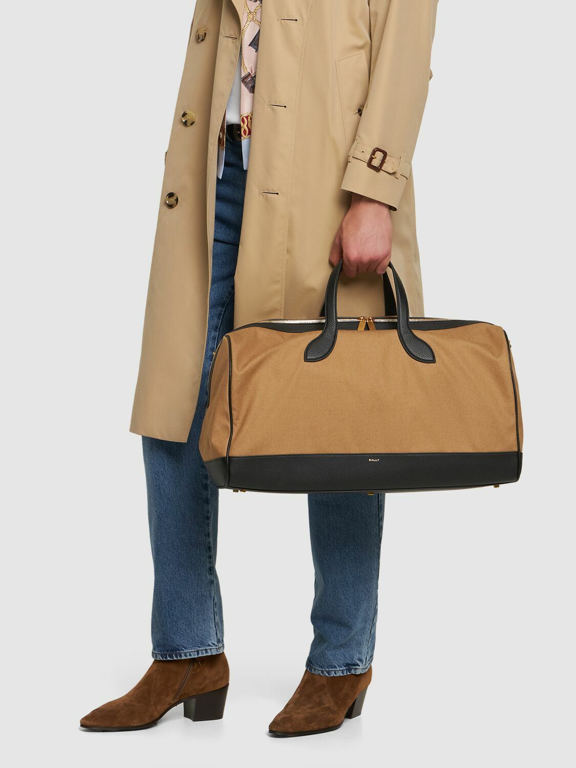 BALLY 36 H Canvas Duffle Bag