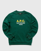 A.P.C. Sweat Apc Madame H Green - Mens - Sweatshirts