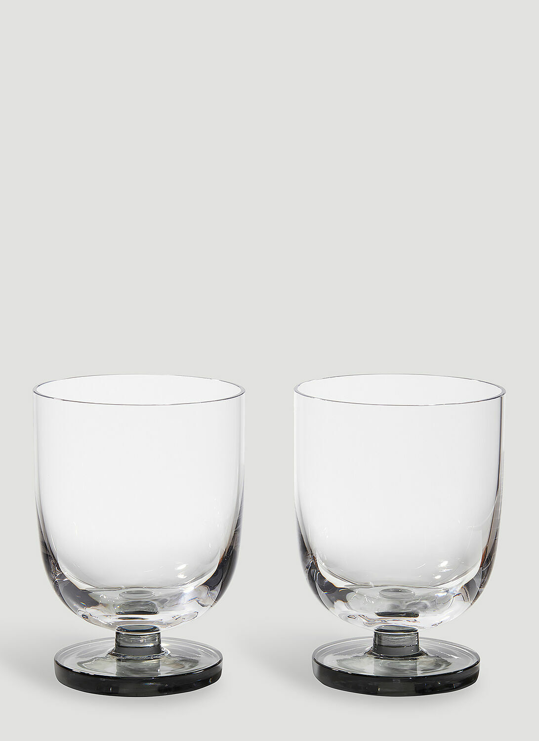Tom Dixon Set of Two Puck Tumbler Glasses