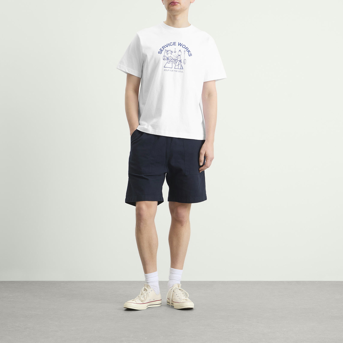 Service Works Men's Soup For The Soul T-Shirt in White