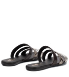 Hogan Valencia leather sandals