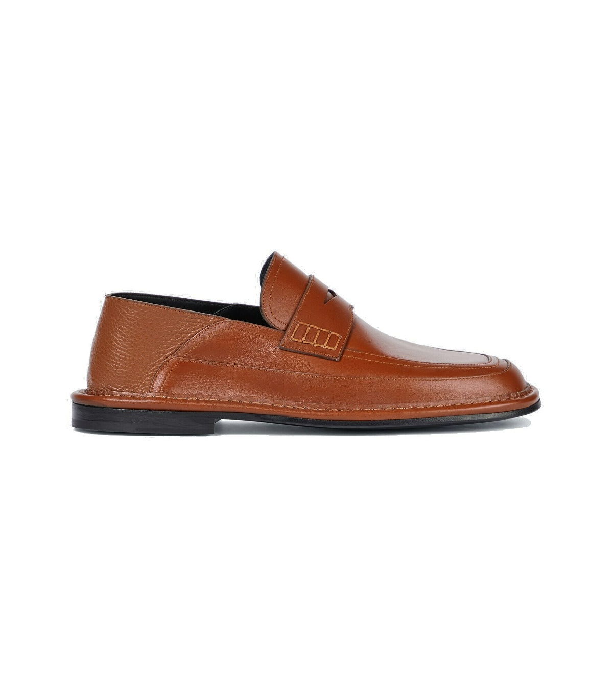 Photo: Loewe - Slip-on leather loafers