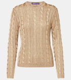 Ralph Lauren Collection Cable-knit silk sweater