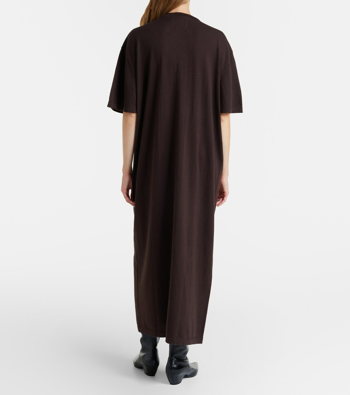 Extreme Cashmere N°321 Kris cotton and cashmere maxi dress