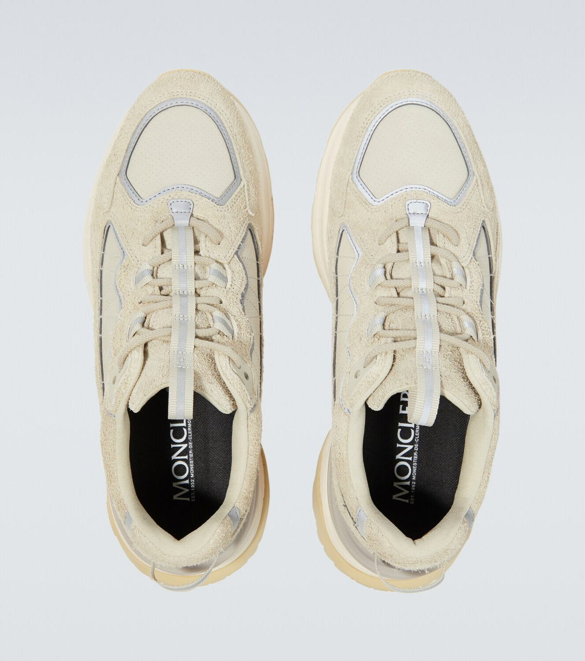 Moncler Lite Runner Suede Sneakers Moncler