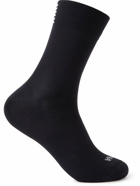 Rapha - Pro Team Logo-Jacquard Stretch-Knit Cycling Socks - Black
