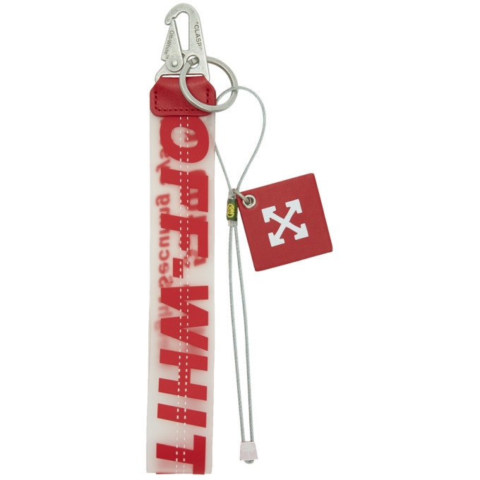 Photo: Off-White Red Rubber Keychain