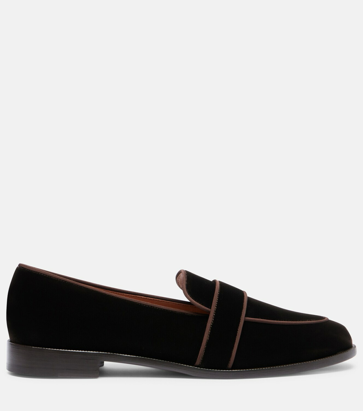 Aquazzura Martin velvet loafers