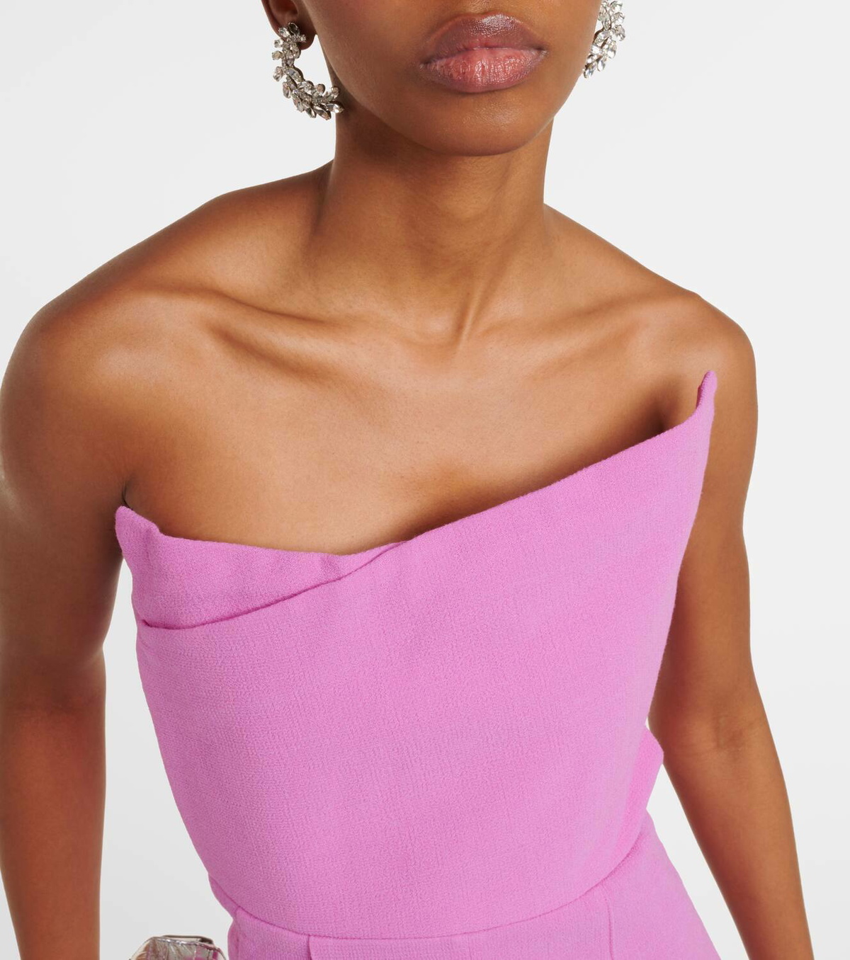 Roland Mouret Asymmetric wool jumpsuit