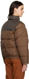 BAPE Brown Detachable Down Jacket