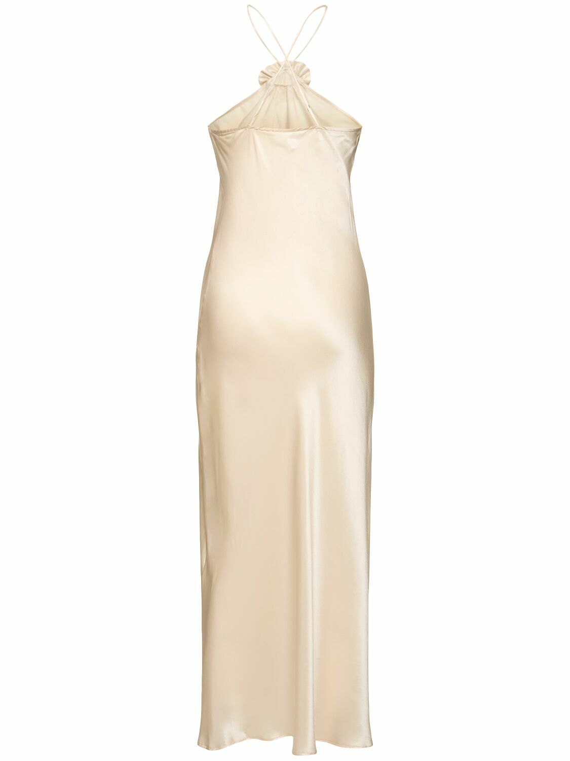 DESIGNERS REMIX Sadie Silk Satin Long Dress