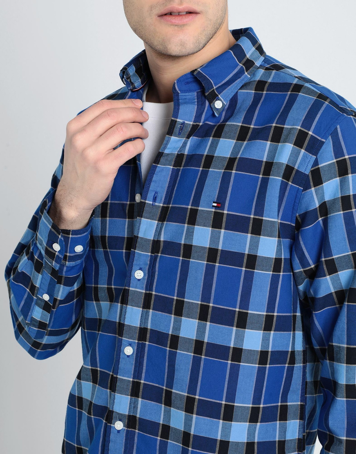 Tommy Hilfiger Mens Shirt in Blue