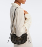 Fendi Croissant FF Zucca shoulder bag