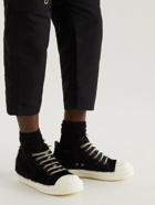 Rick Owens - Calf Hair Sneakers - Black