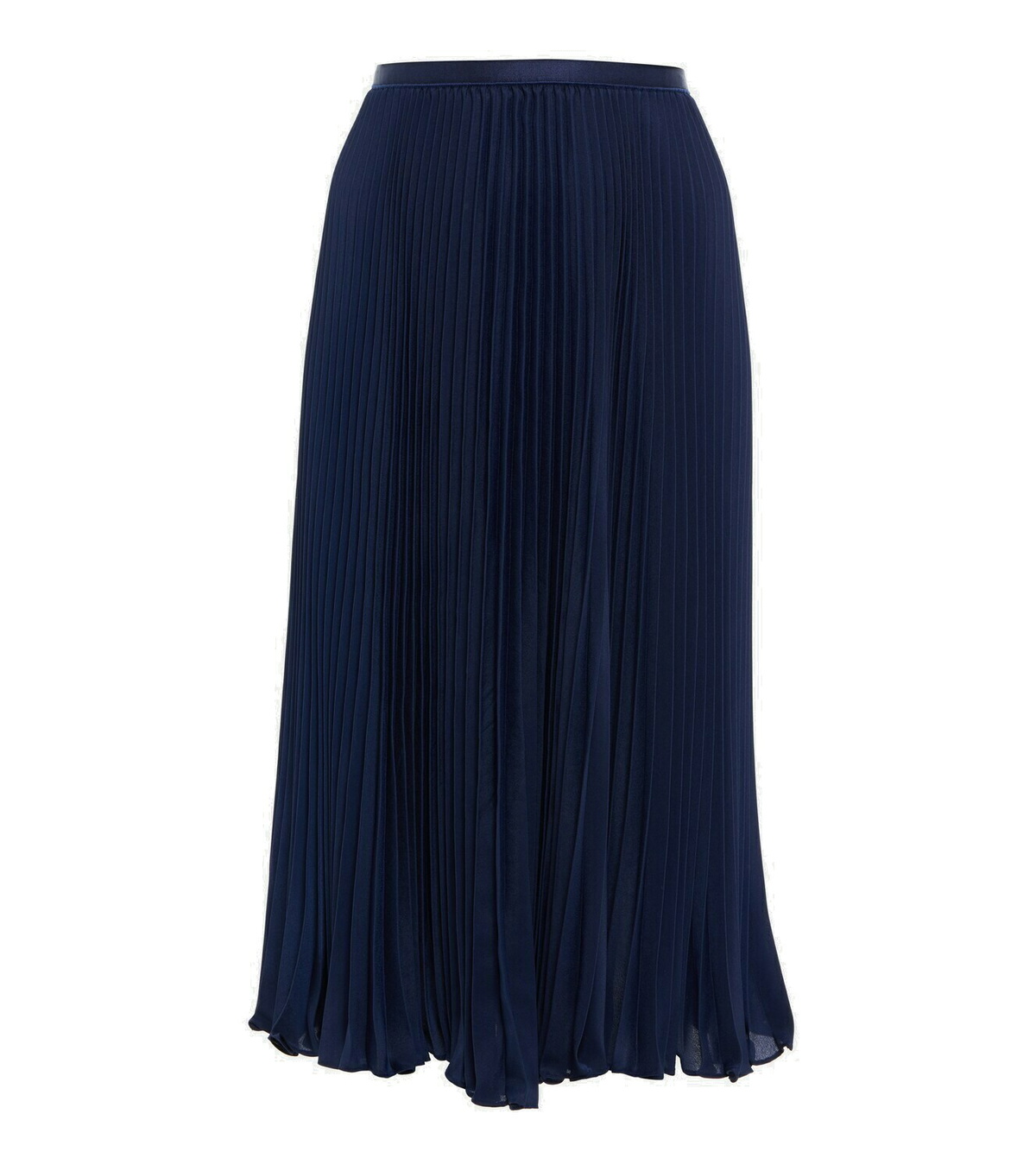 A-Line Pleated Georgette Skirt main image 1