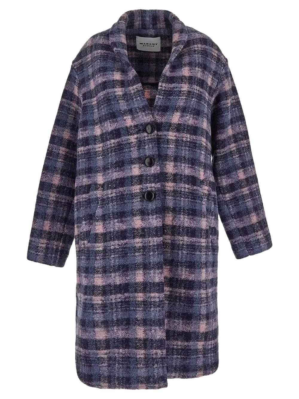 関税送料込【Isabel Marant Etoile】 FONTIZI チェック コート MARANT ÉTOILE Fontizi checked wool-blend coat | NET-A-PORTER