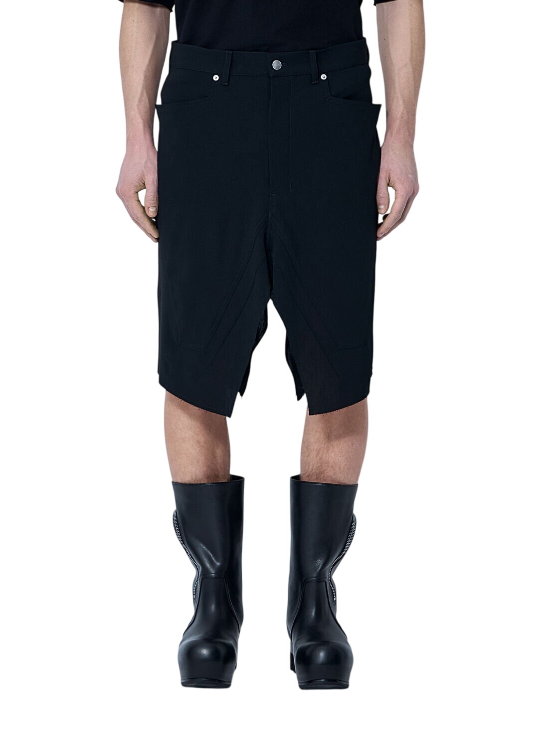 Rick Owens Black Drawstring Karloff Boxer Shorts Rick Owens