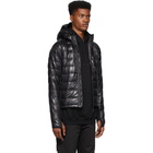 Canada Goose Black Down Hybridge Lite Hoody Jacket