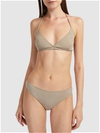SAINT LAURENT 70s Nylon Blend Bikini Top