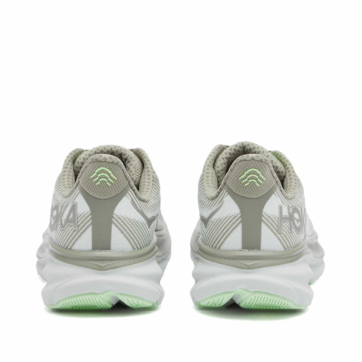 Hoka One One Women's Clifton 9 Sneakers in Olive Haze