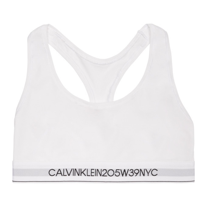 Calvin Klein 205W39NYC White Logo Bralette Calvin Klein 205W39NYC