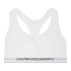 Calvin Klein 205W39NYC White Logo Bralette