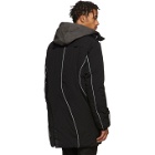A-Cold-Wall* Black Memory Crinkle Puffer Coat