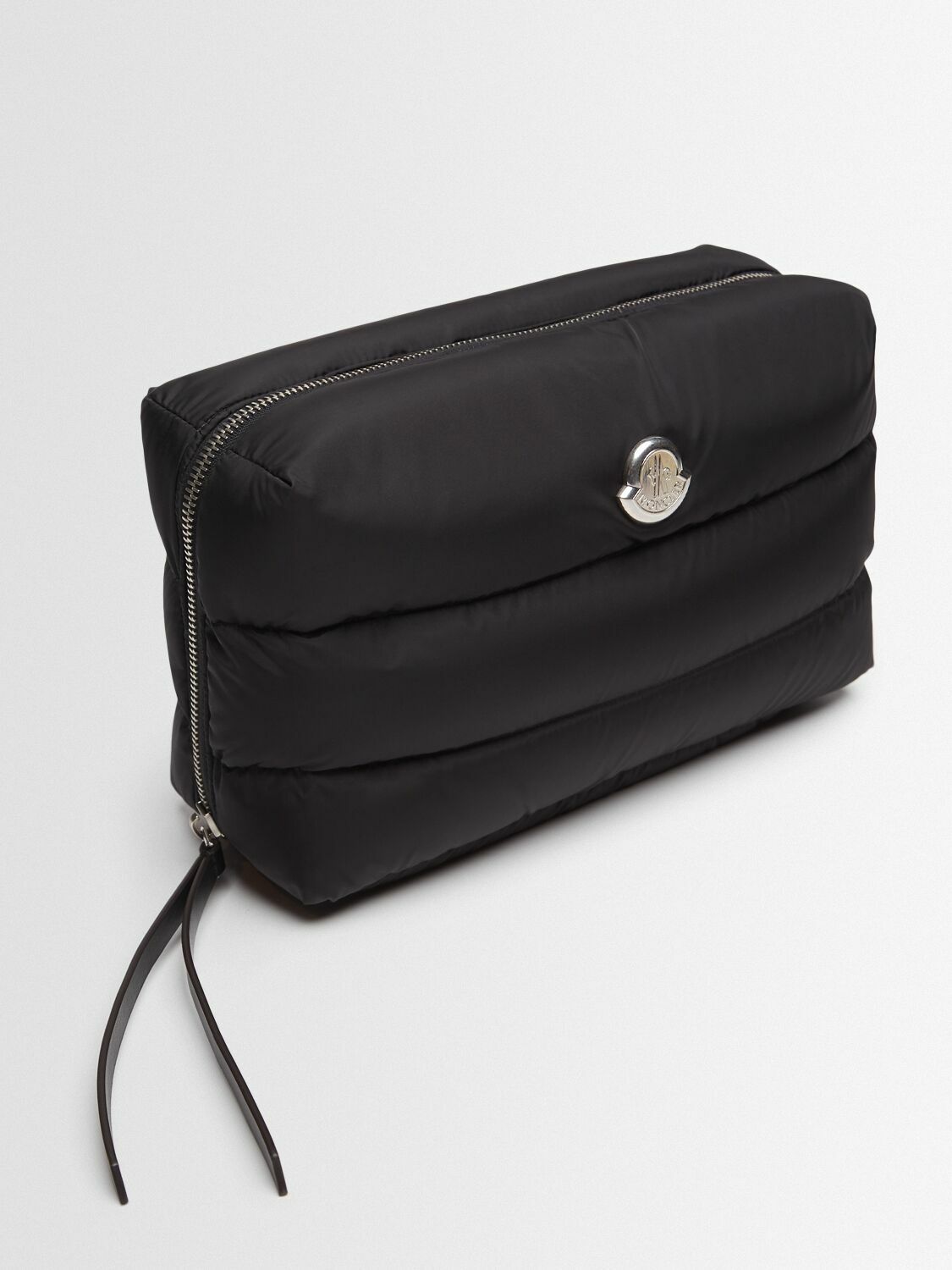 ポーチ Moncler Caradoc Beauty Case In Quilted Black Nylon MONCLER Caradoc Quilted Nylon Beauty Case Moncler